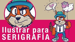 Tutorial ilustra para serigrafía [upl. by Riehl200]