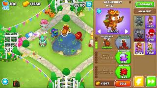 Quad Magic Monkeys Only but I dont sell anything no powers continues BTD6 ver 131 [upl. by Fisoi]