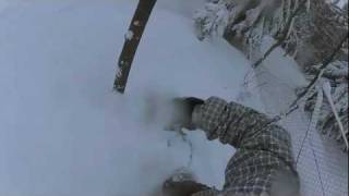 Snowboarding with my GoPro POWDER  Oberwiesenthal Fichtelberg [upl. by Tomkiel]