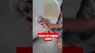 Dry Sanding Dempuldempulmobil bodyrepair amplas mesin dry sanding [upl. by Godewyn]