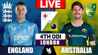 🔴Live England vs Australia 4th ODI  Live Cricket Score amp Commentary [upl. by Wrand560]