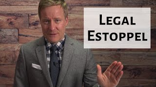 What is Estoppel [upl. by Walrath]