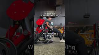 If you want to MAXIMISE hypertrophy gym fyp fitness foryou bodybuilding gymtips [upl. by Savage]