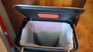 Joseph Joseph Intelligent Waste Titan Trash Can Compactor Kitchen Bin Review [upl. by Saibot]