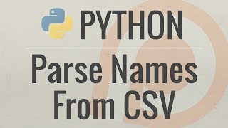 Python Tutorial Real World Example  Parsing Names From a CSV to an HTML List [upl. by Enelegna]