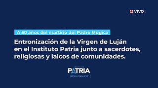 A 50 años del martirio del Padre Mugica en vivo desde el Instituto Patria [upl. by Checani]