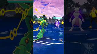 Mega Rayquaza Vs Mewtwo Battle 🔥 Pokémon Go GBL Shorts viral shorts ytshorts megaevolve [upl. by Anne-Corinne]