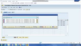 How to cancel Material Document in SAP through MIGO [upl. by Ahsieyn]