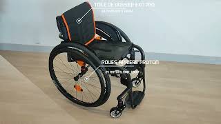 Fauteuil roulant actif Quickie Nitrum avec options [upl. by Eednac350]