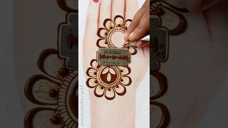 Very Easy Simple Mehndi Design Using Blade  mehndidesigns youtubeshorts easymehndi viralshort [upl. by Chiarra]