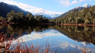 20min New Zealand mountain lake relaxation  meditation 4K HD [upl. by Hnahk725]