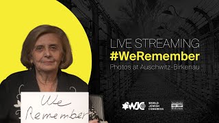 World Jewish Congress’ WeRemember live stream from AuschwitzBirkenau concentration camp [upl. by Immat349]