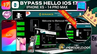 Bypass Hello Señal iPhone XR  14 ProMax  iRemoval Pro iOS 17 Windows Full Signal Update OTA v20 [upl. by Kurth310]