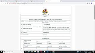 How to apply for Affidavit landconversion in Citizen login [upl. by Hillard]