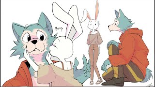 Haru And Legosi Go On A Date 💕💕💕  Cute Beastars Comic Dub beastars [upl. by Coco343]