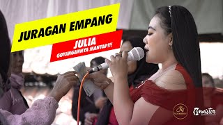 GOYANGANNYA MANTAP Lagu Juragan Empang Koplo Jaipong  Julia  AK Virgo  Mister Pro Music [upl. by Tennek165]