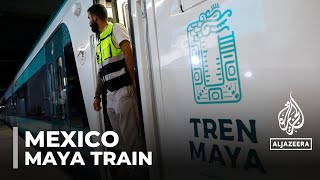 Mexico’s Maya train Rail project completed ahead of schedule [upl. by Ahsac]