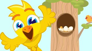 Alouette gentille alouette  French Nursery Rhyme for kids with lyrics  kids [upl. by Adianez880]