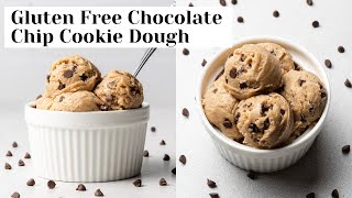 Gluten Free Edible Cookie Dough 5 Minute Recipe [upl. by Mcclelland846]