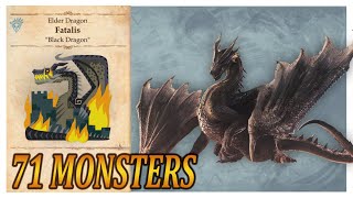 All Monsters  Roars MHW Iceborne  Final Version Complete Showcase of Monster Hunter World [upl. by Ojillek]