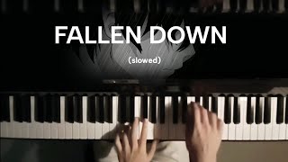 Fallen Down  Undertale piano slowed piano [upl. by Pronty]