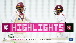 HIGHLIGHTS Banton and Rew score centuries as Somerset rack up 4407 on day one [upl. by Chappell]