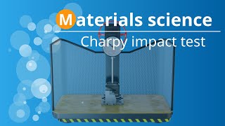 Charpy impact test Charpy Vnotch test  toughnessbrittleness testing [upl. by Arndt]