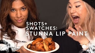 SHOTS AND SWATCHES STUNNA LIP PAINT  FENTY BEAUTY [upl. by Karwan]