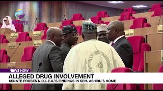 Alleged Drug Involvement Senate Probes N D L E A ’S Findings In Sen Ashiru’s Home [upl. by Adlesirk]