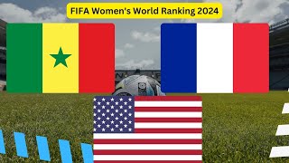 FIFA Womens World Ranking 2024  FIFA Rankings 2024 [upl. by Silsbye572]