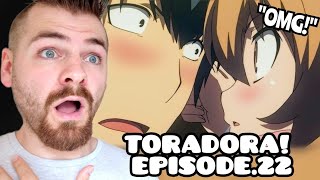 THE SCENE WITH YOU  TORADORA  Episode 22  New Anime Fan  REACTION [upl. by Dnilazor]