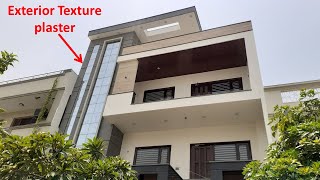 front elevation के लिए सबसे best texture plaster [upl. by Niuqauj]