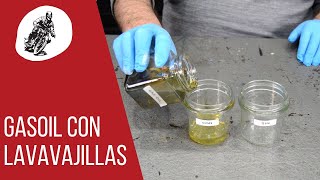 Limpiar un motor con Gasoil y lavavajillas Funciona [upl. by Lanctot]