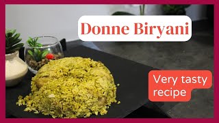 How to make simple Donne Biryani at Home  Chicken Donne Biryani  Bangalore Biryani [upl. by Aztin271]