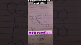 MTR reaction in organic synthesis 1st in reduction organicchemistryreaction shortsfeed organic [upl. by Kimberly650]