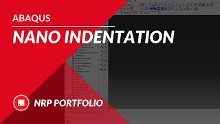 ABAQUS Showcase EP003  Nano indentation [upl. by Allebram935]