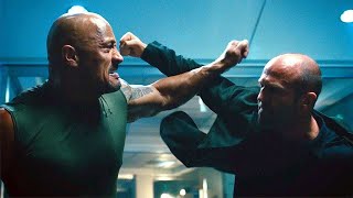 Hobbs vs Shaw Fight Scene Furious 7 2015 Movie Clip HD [upl. by Phebe]