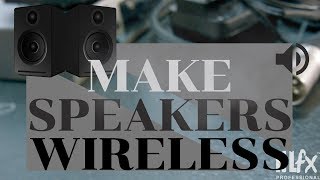 Make your SPEAKERS WIRELESS w Sennheiser G4 IEM System [upl. by Devine]