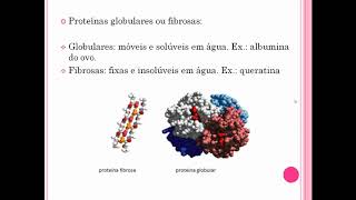 Proteínas globulares e fibrosas [upl. by Hickie]