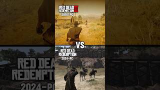 RDR PC vs RDR 2 PC  Which is better rdr2 rdr comparison shorts [upl. by Norri]