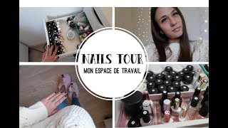 NAILS TOUR ⎥ Je vous montre mon rangement [upl. by Einej769]