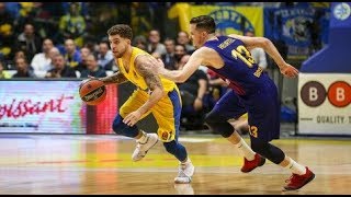 Maccabi Tel Aviv vs Barcelona 9983 Euroleague 201819 Highlights [upl. by Rakia]