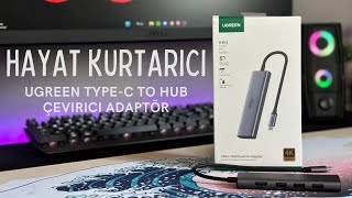 Hayat Kurtarıcı Ugreen TypeC Hub Çevirici Adaptör [upl. by Axia]