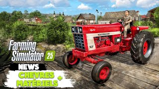 FARMING SIMULATOR 25 NEWS  CHÈVRES NOUVEAUX MATÉRIELS amp AUTRES  FS25 NEWS [upl. by Duma]