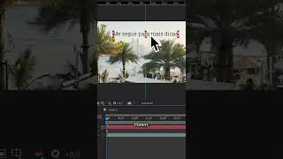 COMO CENTRALIZAR um TEXTO no AFTER EFFECTS shorts dicasaftereffects [upl. by Oettam]