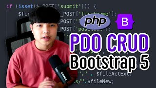 เรียนรู้การสร้างระบบ CRUD ด้วย PHP  PDO  และ Bootstrap 5 👨‍💻💯 [upl. by Kali]