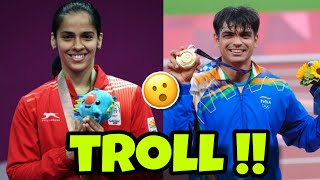 Saina Nehwal trolled as for unawareness of javelin throw until Neeraj Chopras Olympic gold [upl. by Erdnaek]