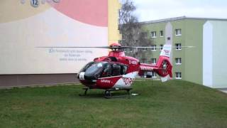 NOTARZT Luftrettung DRF DHDRU Christoph 46 Zwickau [upl. by Ymor860]