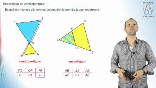 Gelijkvormigheid  snavelfiguur amp zandloperfiguur  WiskundeAcademie [upl. by Ellened790]
