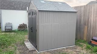 Craftsman 7x7 Shed Its All About That Base Foundation [upl. by Kcirtapnhoj]